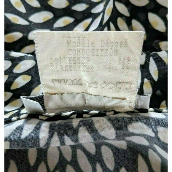 Vintage Sharagano Paris Women Shirt Dress Knit Glue-On Sequins Made In France M - Picture 8 of 10